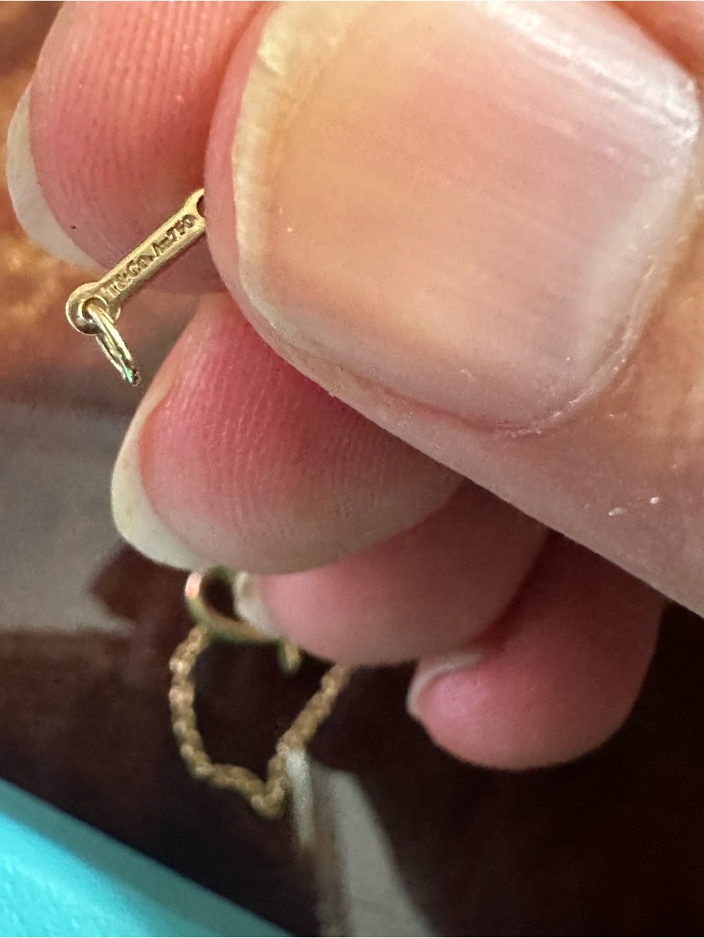3 items,authentic Tiffany 18k yellow Pendant Necklace, Bracelet , Ring! New item - Picture 7 of 16